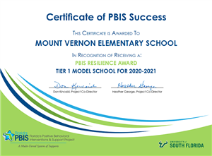 PBIS Resilience Award