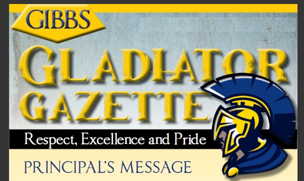  Gibbs Gladiator Gazette Logo