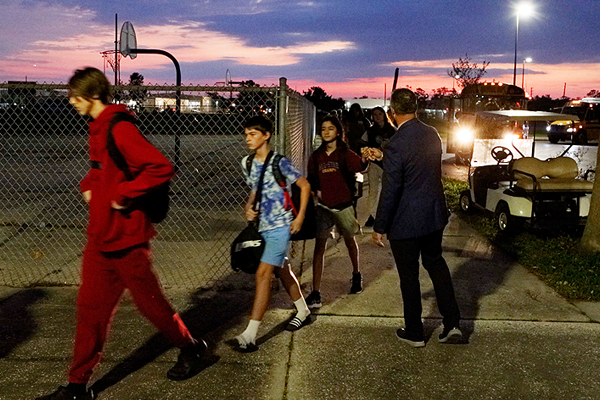  Pinellas Park High welcomes back students after Hurricane Milton