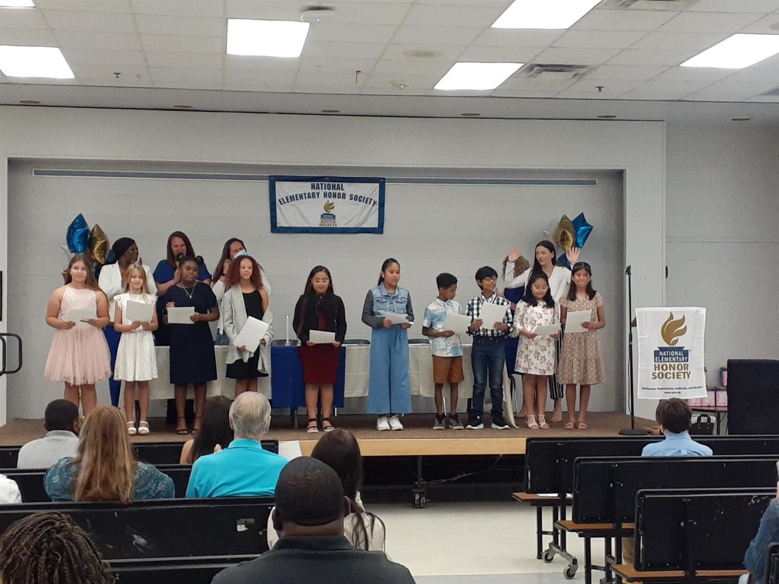 2021-2022 NEHS - 4th grade inductees
