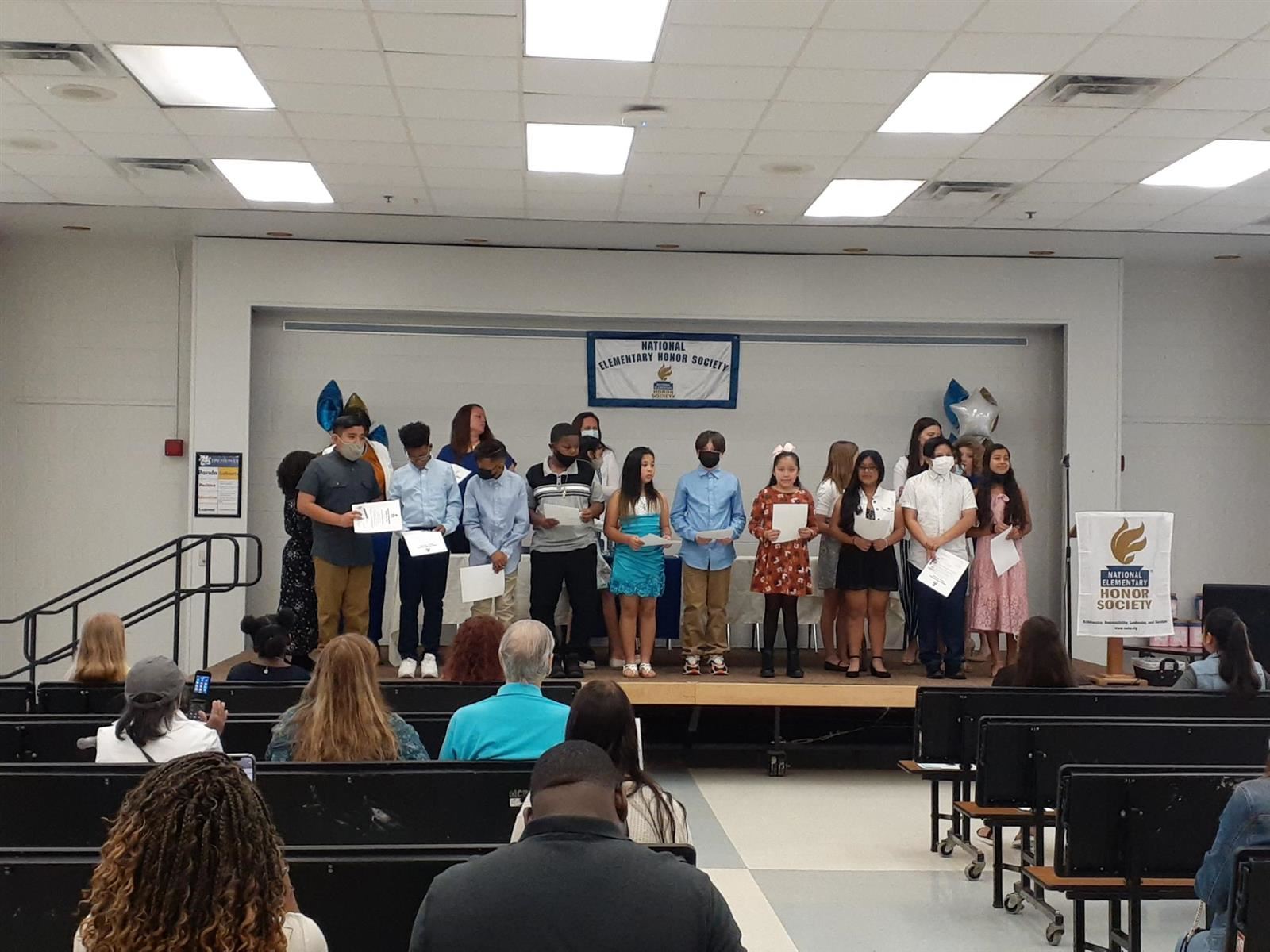 2021-2022 NEHS - 5th grade inductees