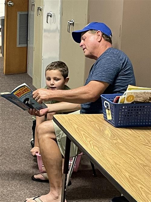 Parent Reading to Chils