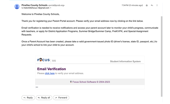A VERIFICATION EMAIL WILL BE SENT
