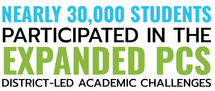 Nearly 30,000 students participated in the expanded PCS District-Led Academic Challenges