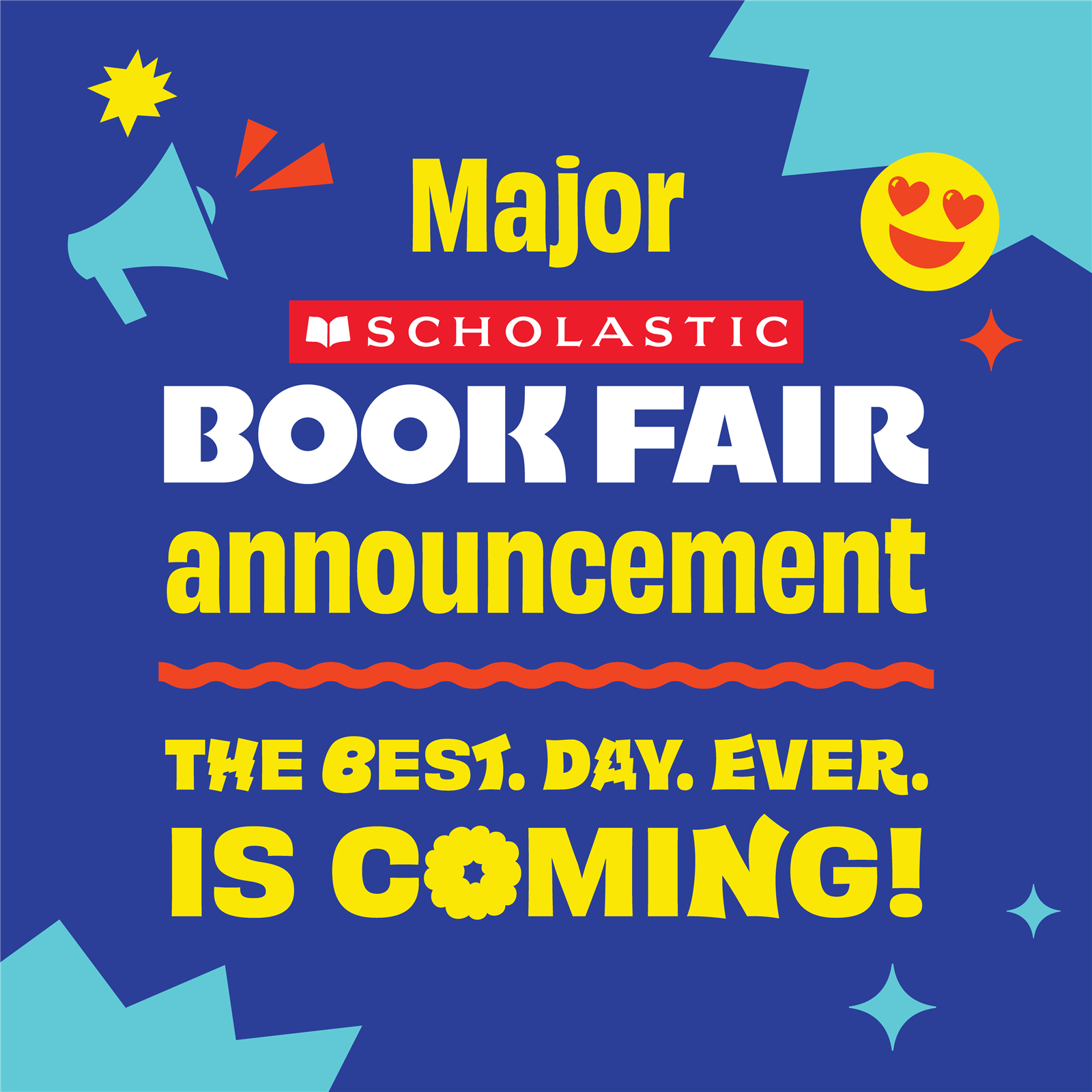  Scholastic Book Fair is coming to Curlew Creek Elementary School.