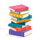  Books stacked in a pile