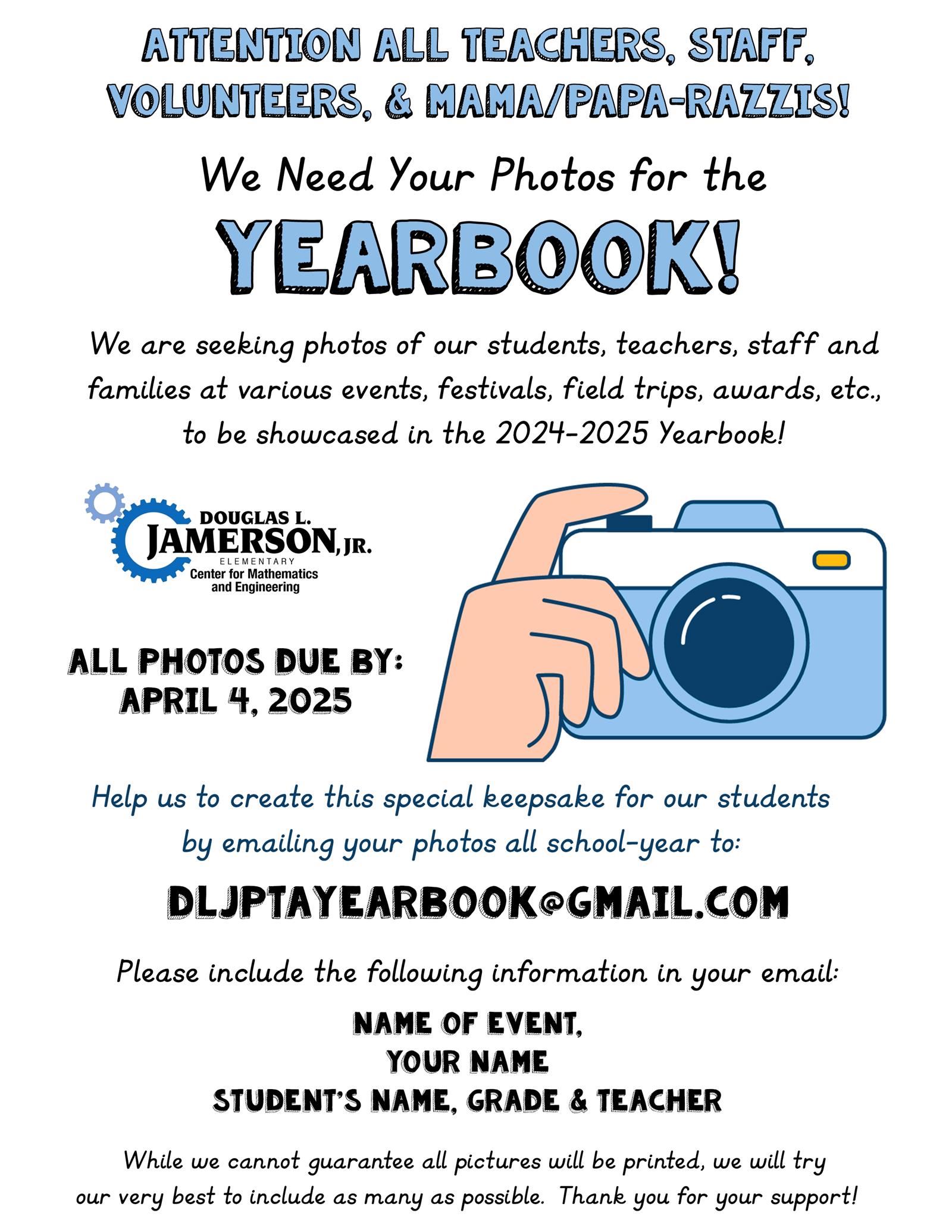  Yearbook photos needed!