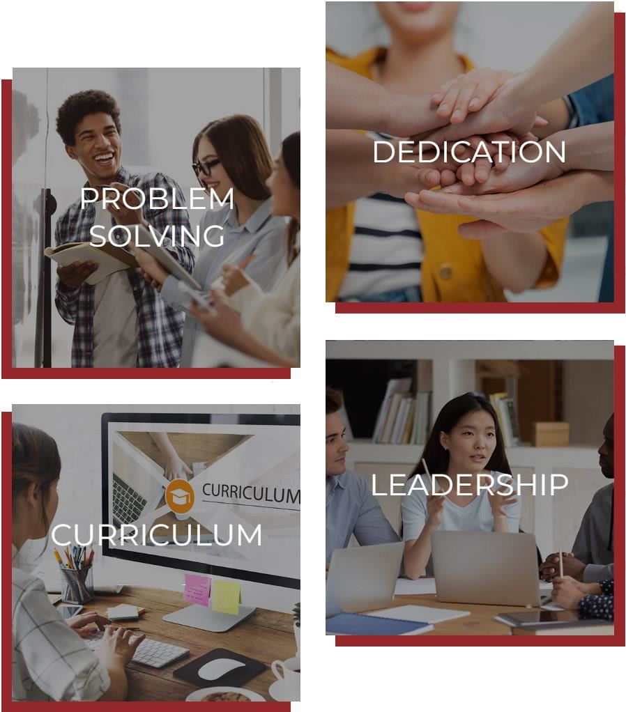 Problem-Solving, Dedication, Leadership and Curriculum