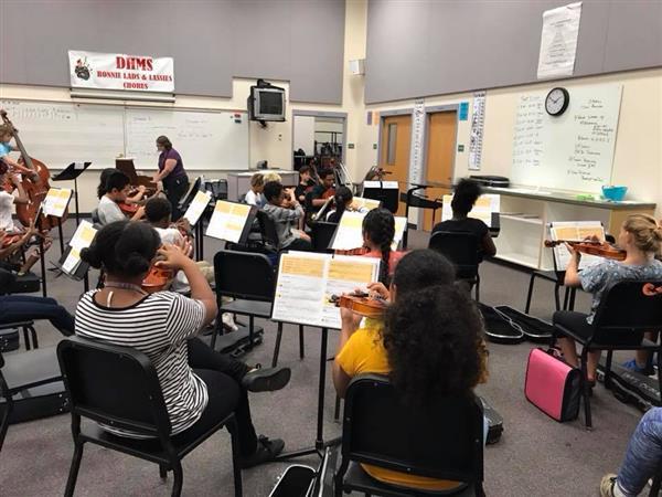 Orchestra classroom