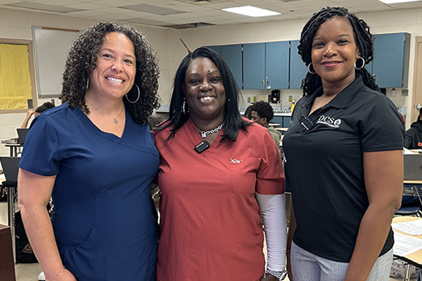  Teacher Appreciation with School Board Vice-Chairperson Caprice Edmond