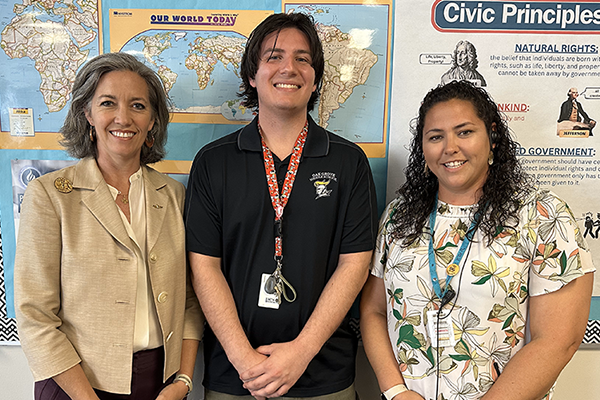  Teacher Appreciation with School Board Chair Laura Hine