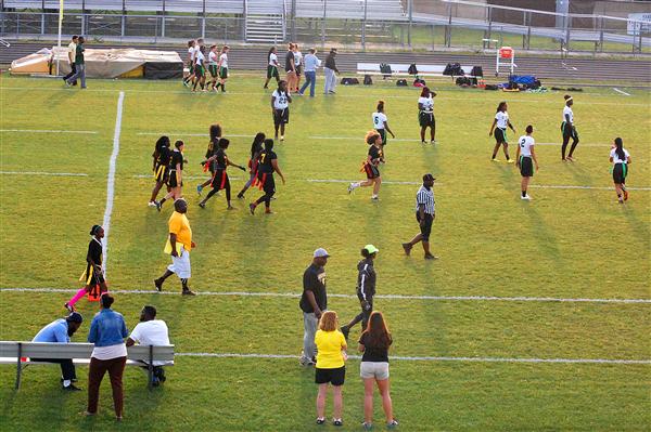 Flag football team loses to St. Pete Green Devils