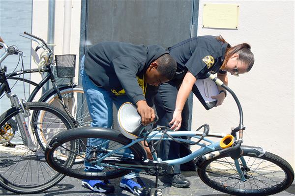 Lakewood students receive bike safety equipment 