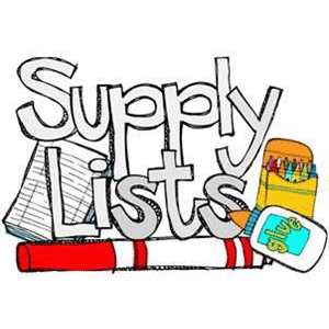 Supply Lists 