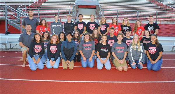 swim and dive team photo