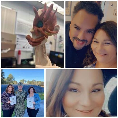 Photos of Lori Serpa, her family and classroom