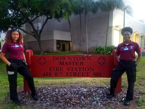 Shakayla and Alyssa, EMT 2019 Graduates 