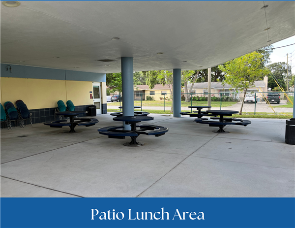 Patio Lunch Area