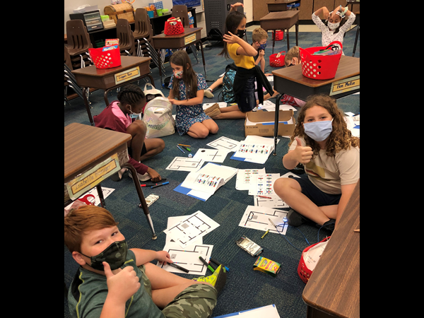 San Jose Elementary students in Mrs. Digirolamo’s 3rd grade STEM class learn how to code and program Ozo Bots.