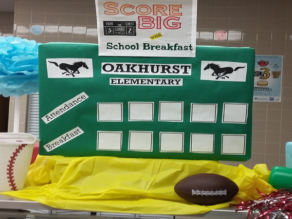 Florida Department of Agriculture and Consumer Services Food, Nutrition and Wellness Division sponsored a school breakfast event at Oakhurst Elementary.