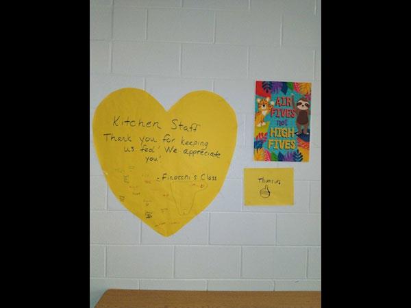 Rawlins Elementary School celebrated their lunch staff!