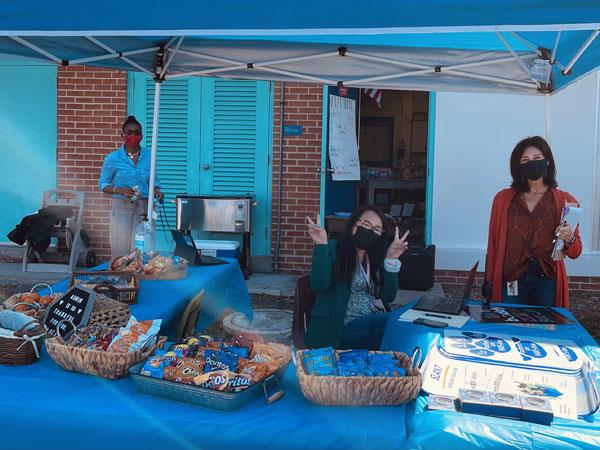 Ridgecrest Elementary administration had snacks and drinks available for the teachers and staff from the \