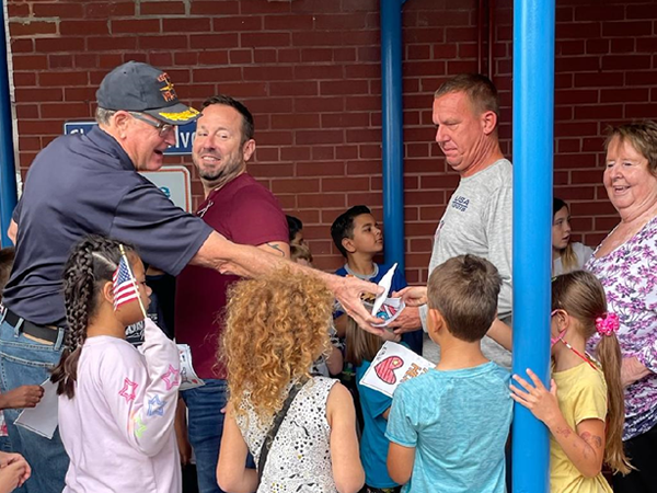 Anona Elementary students met Veterans during their Veterans Day celebration.