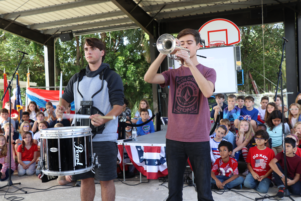 Seminole Middle held their Veterans Day Celebration.