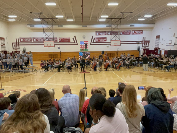 Tarpon Springs Middle held a concert in honor of Veterans Day.