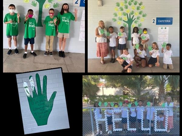 Blanton Elementary School participated in Just Say Hello Week.