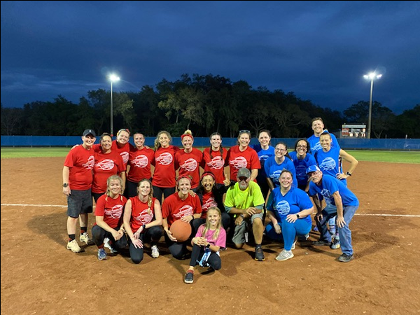 The last game of the PSC Kickball League regular season featured Lake St. George Elementary vs. Highland Lakes Elementary. Lake St. George won 18 to 13, but most of all, this season brought shared laughter, new friendships, sore muscles, and a bit of competitiveness.