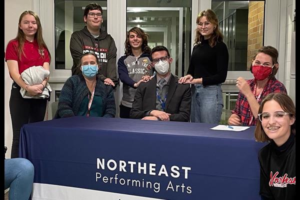 Northeast High students attended the Performing Arts Fair.