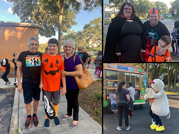 Families enjoyed the Trunk or Treat at Plumb Elementary.