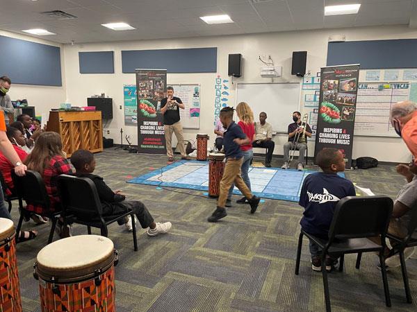 Clearwater Jazz Holiday Foundation is piloting its jazz studies program called “My Journey with Jazz” at Sandy Lane Elementary School.