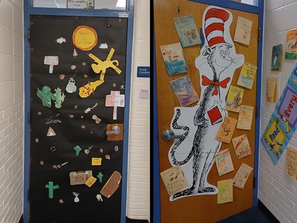 San Jose Elementary held a door decorating contest for Literacy Week.