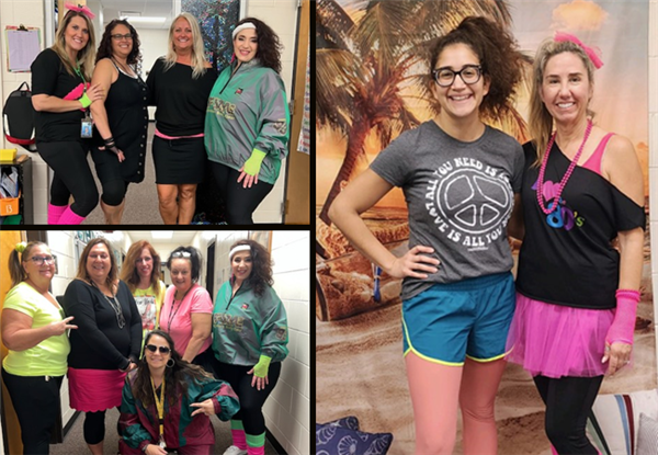 M.K. Rawlings Elementary hosted Rocking it into the eighties on the 80th day of school.