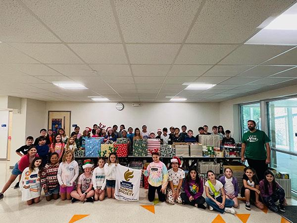 The Orange Grove Elementary National Elementary Honor Society held a Food Drive from November 28th- December 2nd to support the Interfaith Food Pantry in Seminole.