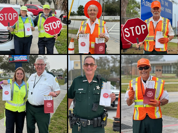 Happy Crossing Guard Appreciation Day! M.K. Rawlings Elementary shows all of their  surrounding area crossing guards how much they care by giving gift bags as a way to say thanks for keeping students safe.