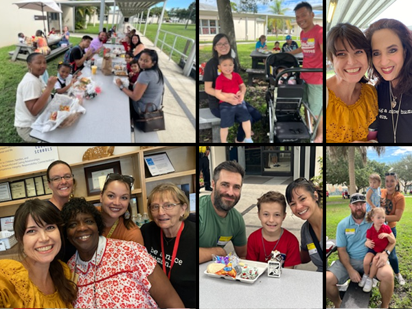 Over 264 parents, grandparents and relatives came to eat with their student at first ever M.K. Rawlings Elementary Lunch Munch!