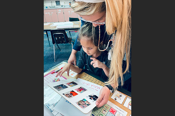 Mrs. Lumm’s class at San Jose Elementary participated in the democratic process today by voting in a new line leader. Absentee ballots still have to be counted so the winner can’t be announced yet but all participants had to sign a “friends forever” agreement prior to campaigning so that all parties