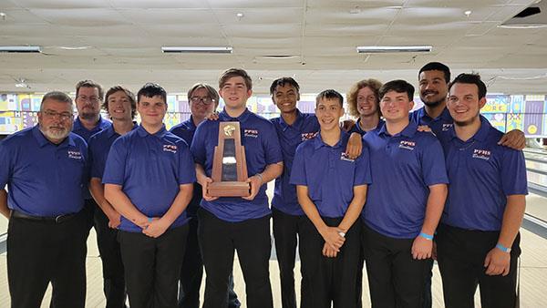 The Pinellas Park High Boys bowling team won the 2022 PCAC championship.