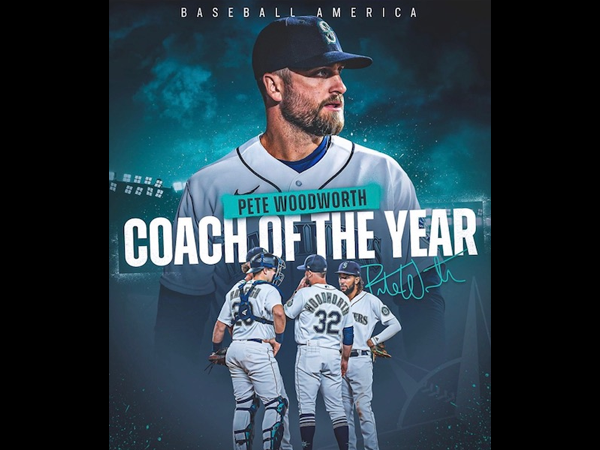 Former Pasadena Fundamental student and current pitching coach with the Seattle Mariners, Pete Woodworth was awarded the MLB Coach of the Year.