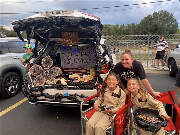 Curlew Creek Elementary held a Trunk or Treat in the school parking lot.