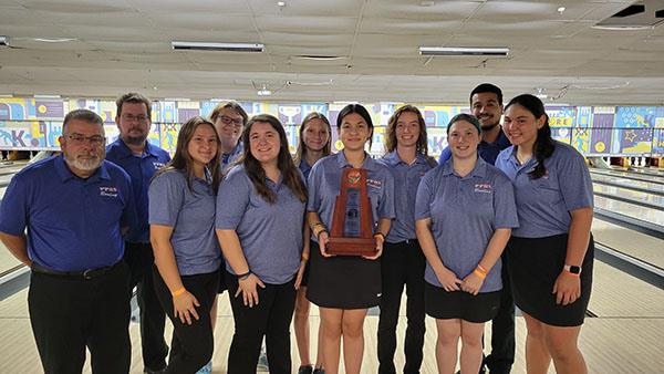 The Pinellas Park High School Girls bowling team won the 2022 PCAC championship.