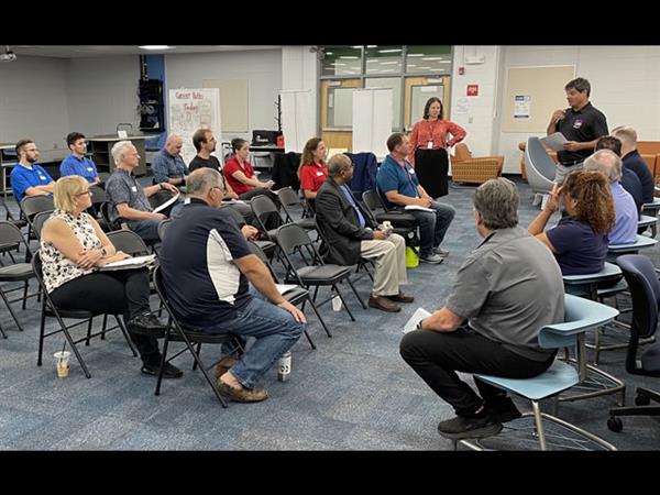 PCS partnered with BAMA (Bay Area Manufacturing Association) to have a Speed Networking event for Career and Technology Educators.