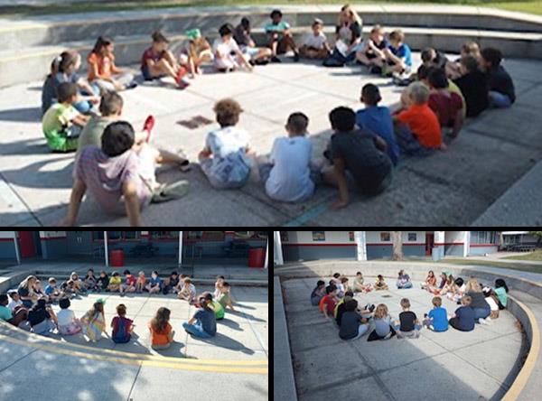 Lake St George Elementary Save and Multicultural Club participated in restorative circles to help students improve their problem-solving skills. 