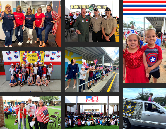 schools throughout the district took part in Veterans Day assemblies, parades and activities. We are proud to employ 537 veterans!