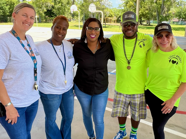 Educational Rap Artist Corey Thornton preformed a F.A.S.T. & STAR Test Prep Rally at Gulfport Elementary.  