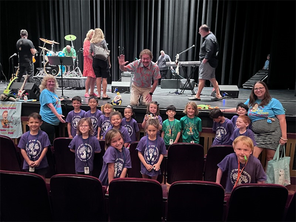 The Orange Grove Elementary School Kindergarten classes went to a Jack Hartmann Concert at the Mahaffey Theater. 