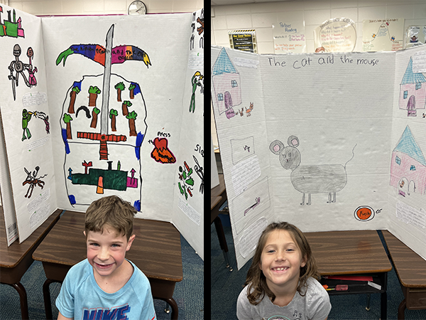 San Jose Elementary 2nd grade students in Mrs. Digirolamo’s class, created Unique Creative Fairy Tale writing!